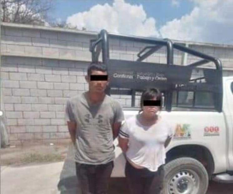 Detienen a pareja por robo