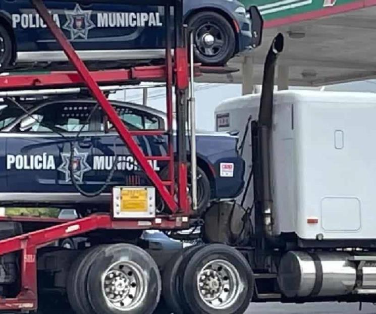 Roban patrullas en Galeana
