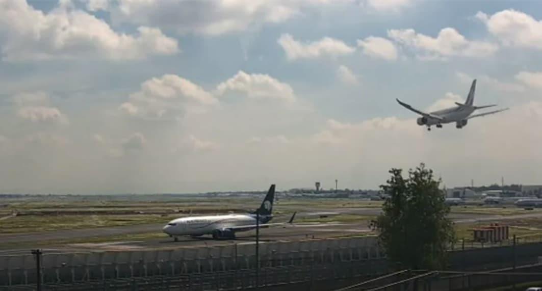 Avión presidencial realiza vuelo de mantenimiento