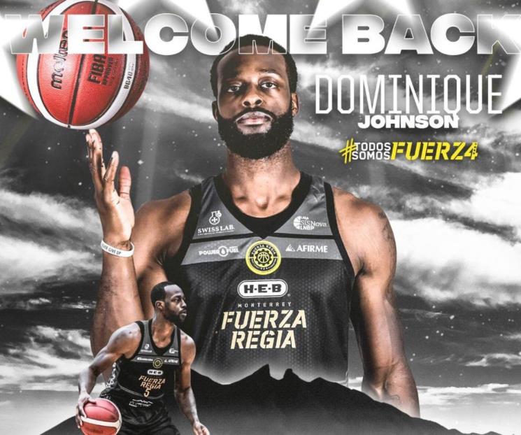Incorpora Fuerza Regia a Dominique Johnson