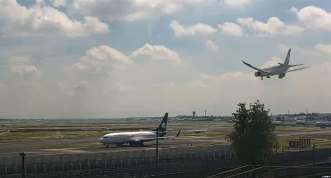 Avión presidencial realiza vuelo de mantenimiento