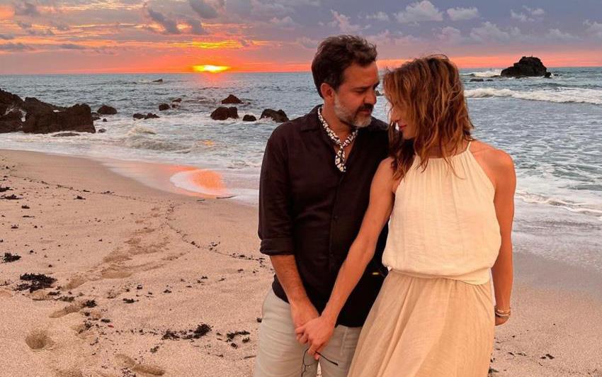 Confirma Silvia Navarro romance con Flavio Medina
