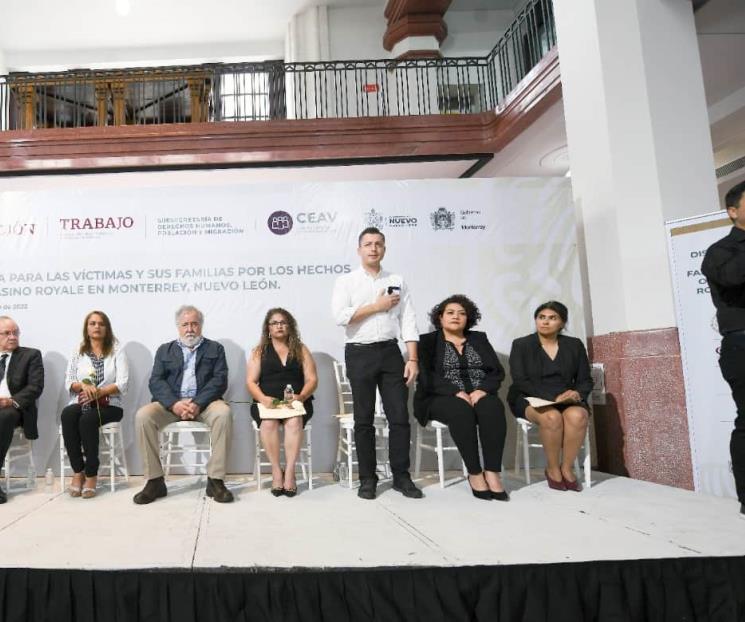 Se disculpan autoridades por tragedia del Casino Royale