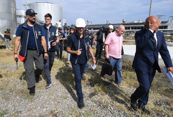 Llega OIEA a planta de Zaporiyia Llega OIEA a planta de Zaporiyia