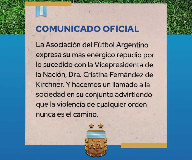 Suspenden partidos en Argentina por atentado