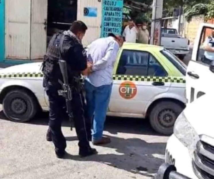 Cae taxista por intentar asesinar a compañero