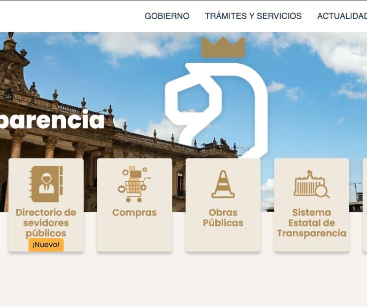Cuenta con nuevo portal de transparencia moderno y eficiente