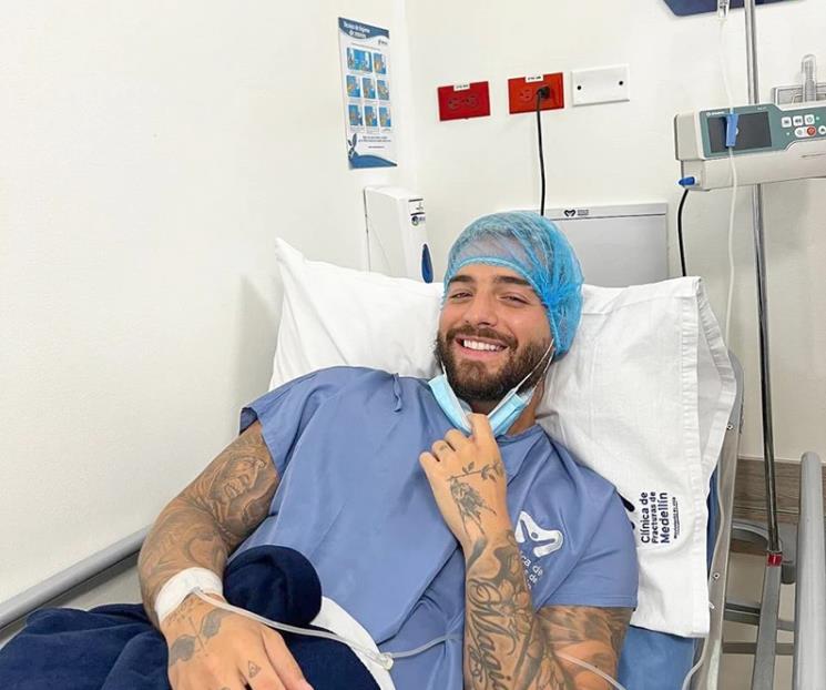 Comparte Maluma foto desde el hospital