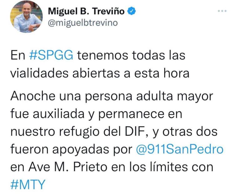 Tiene SP todas las vialidades abiertas