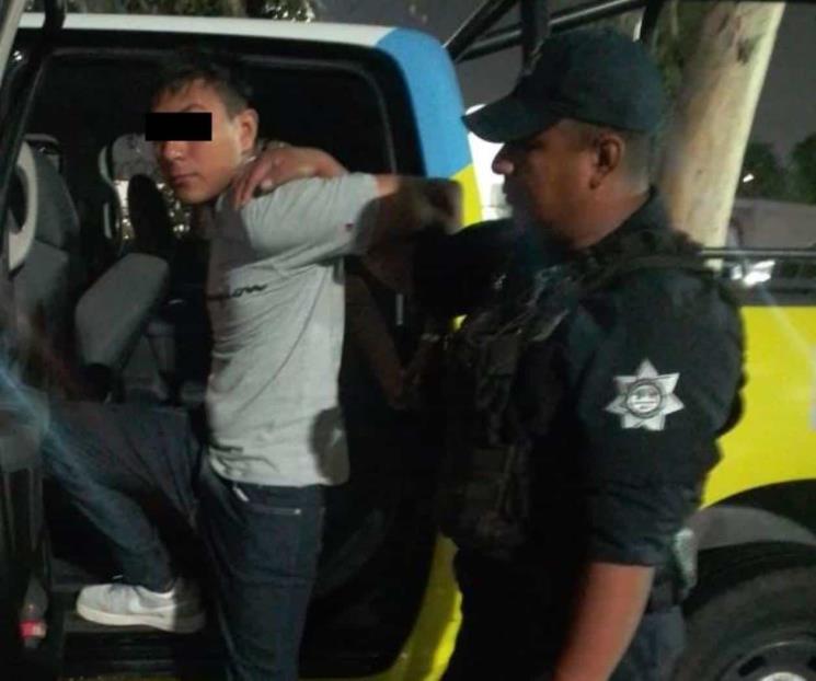 Detienes a tres por amenazar a policías con arma de fuego