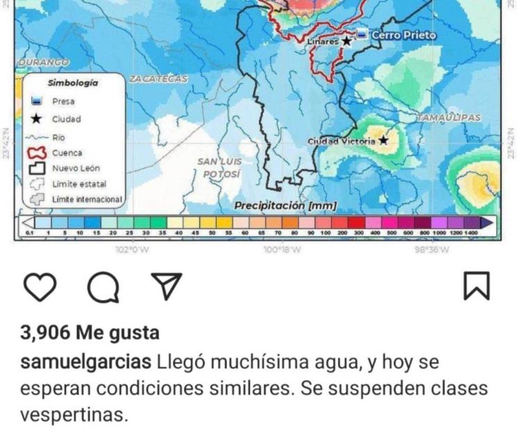 Suspenden clases en turno vespertino; UANL serán en línea Suspenden clases en turno vespertino; UANL serán en línea