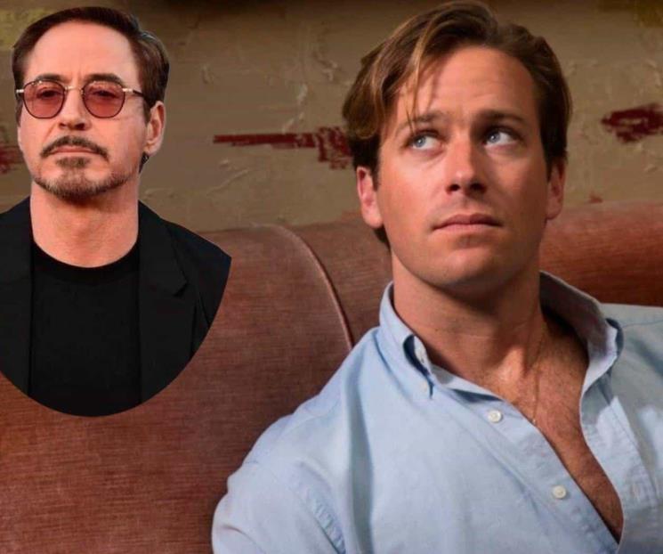 Apoyaría Robert Downey Jr a Armie Hammer