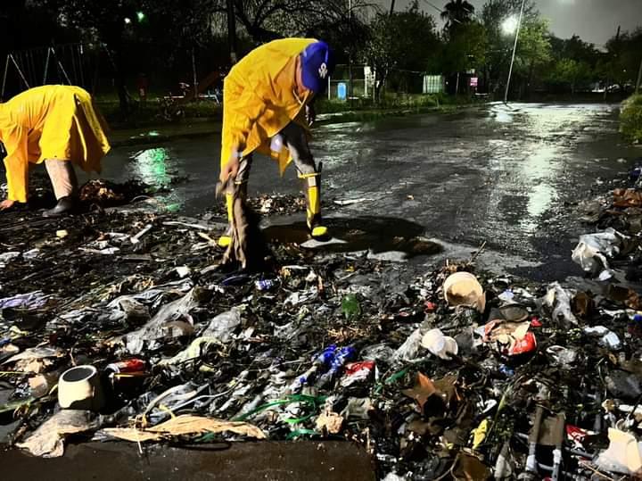 Supervisa Paco Treviño daños causados por precipitaciones