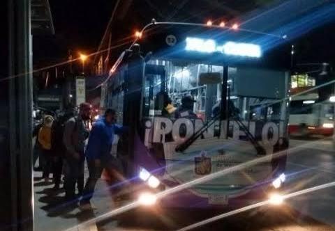 Afectan precipitaciones la operación del transporte público