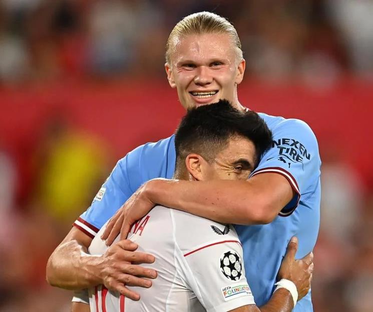 Se lucen Haaland y el City; golean en UCL al Sevilla