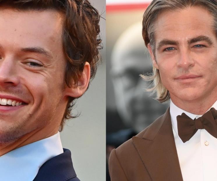 Harry Styles niega haberle escupido a Chris Pine Harry Styles niega haberle escupido a Chris Pine