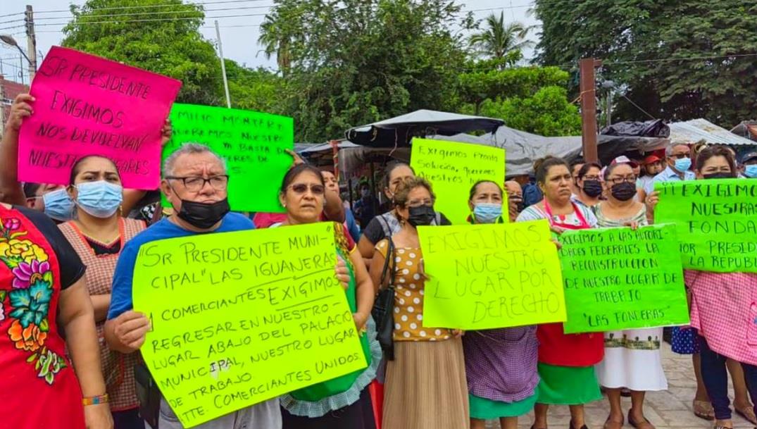 Damnificados protestan a 5 años del sismo en Oaxaca
