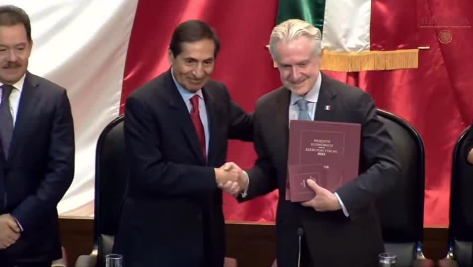 Hacienda entrega propuesta de Paquete Económico 2023 Hacienda entrega propuesta de Paquete Económico 2023