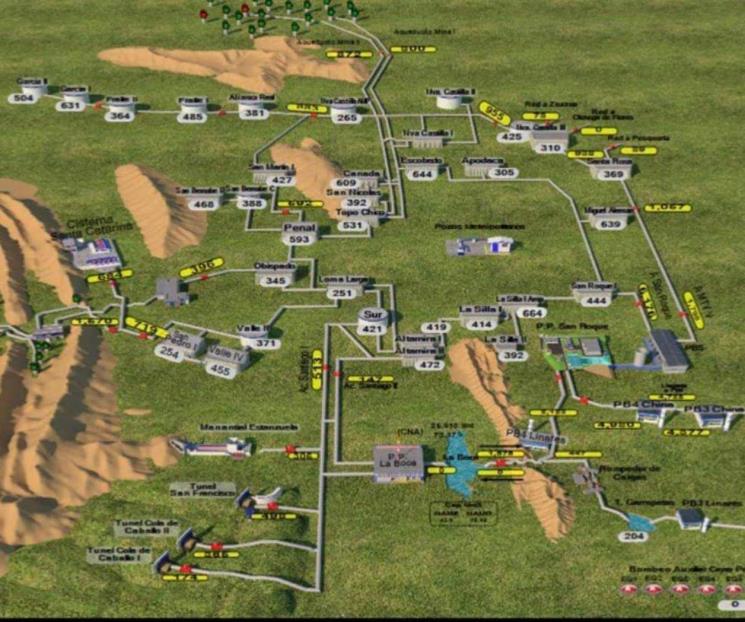 Amanecen llenos tanques de abastecimiento de agua potable