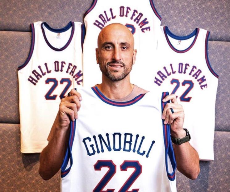 Ingresará Manu Ginobili al Salón de la Fama en la NBA