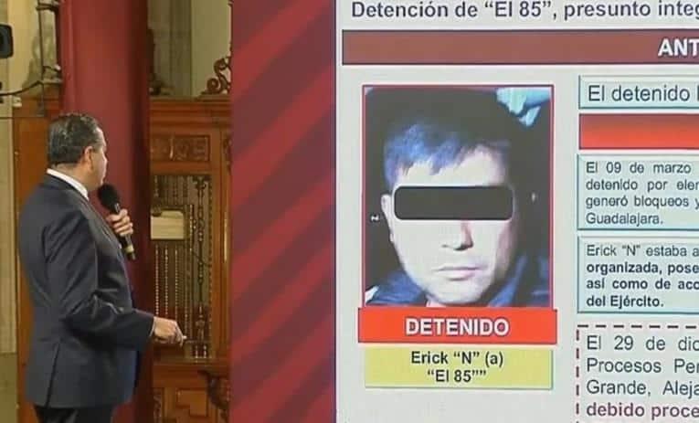 Ordenan a Sedena aclarar detención de El 85