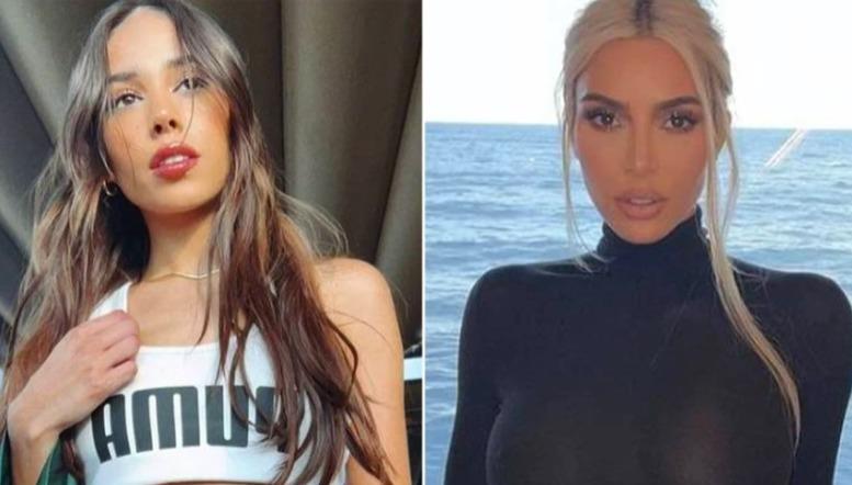 Danna Paola posa con Kim Kardashian y sorprende a sus fans