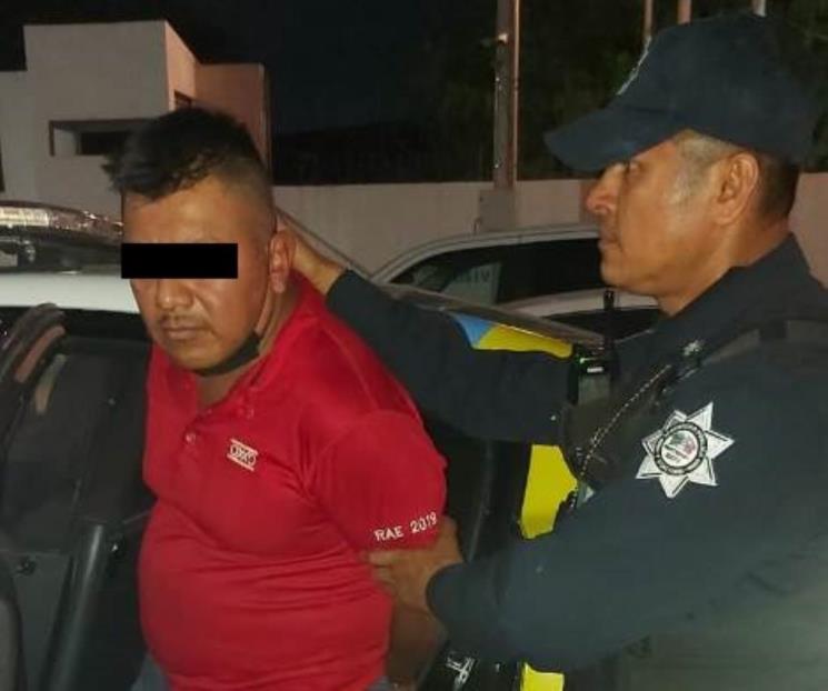 Por celos golpea a su esposa, lo detienen