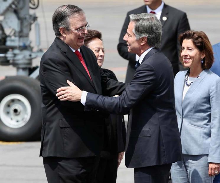 Ebrard da la bienvenida a secretario de Estado de EU