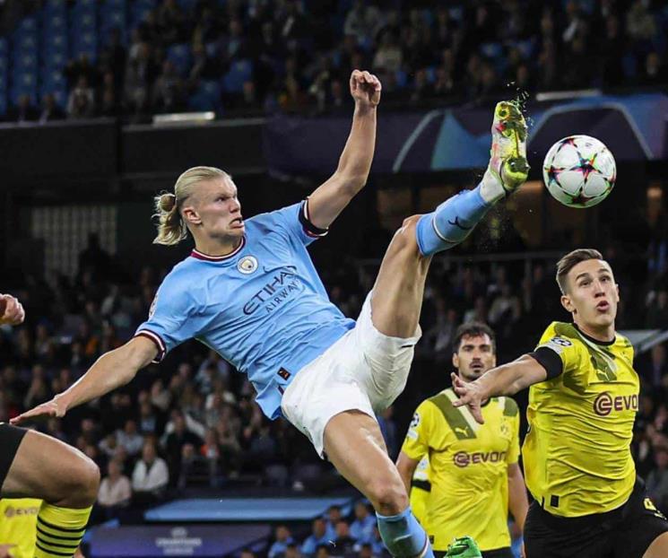 Remonta City al Dortmund con gol de antología de Haaland