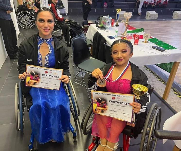 Brillan regios en Para Danza Deportiva