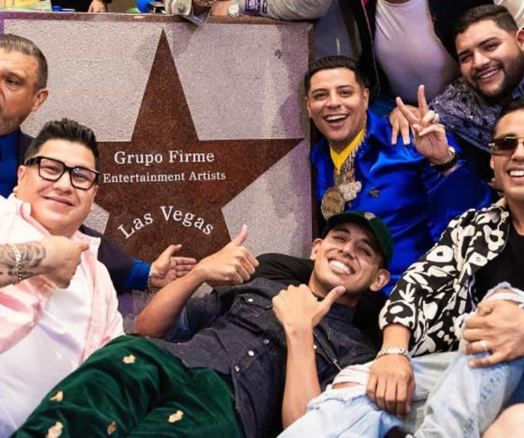 Grupo Firme presume estrella en Las Vegas