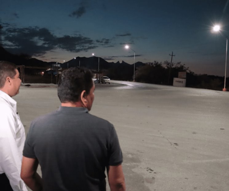 Concluyen en Juárez mega obra de alumbrado en San Mateo
