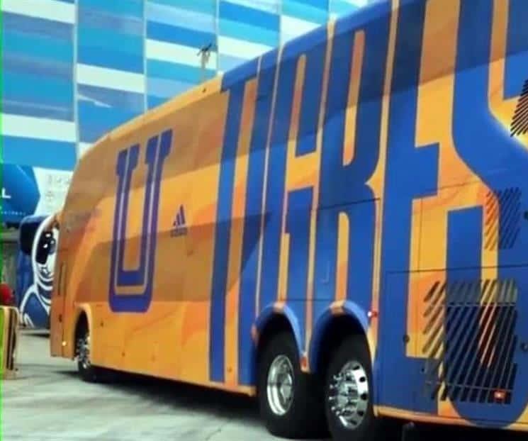 Agreden autobús felino