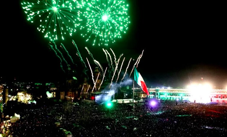 Volvió el Grito al Zócalo tras dos años de pandemia