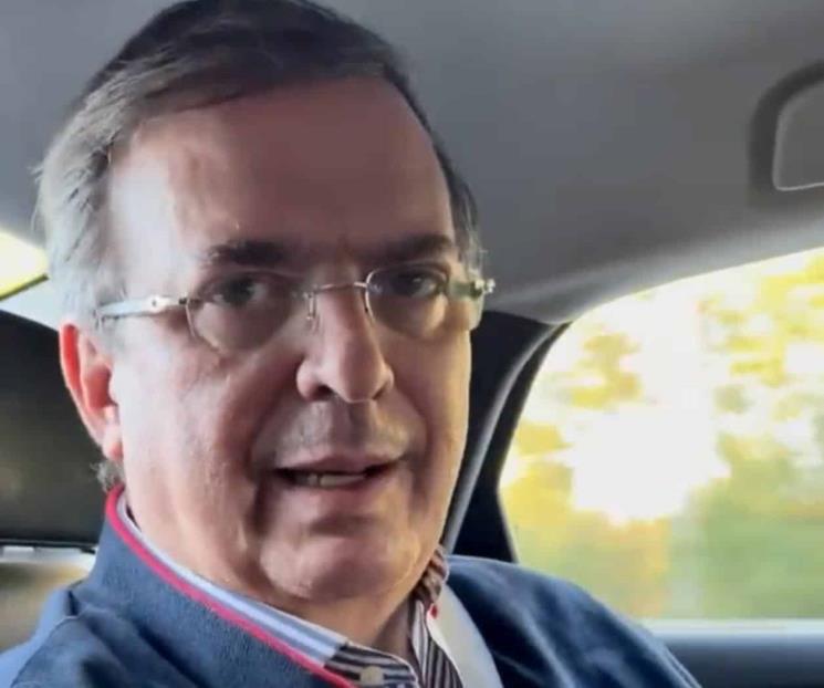 Llega Ebrard a Londres al funeral de Isabel II