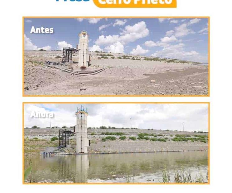 Presas siguen aumentando su nivel Presas siguen aumentando su nivel