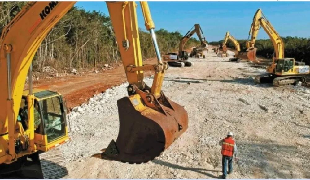 Trabajos de Tren Maya reactiva 100% el transporte de carga
