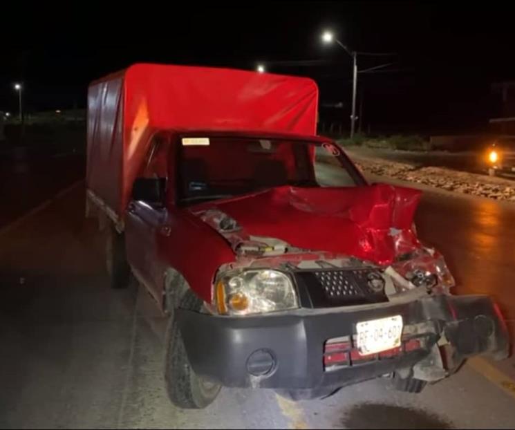 Atropella caballo con su camioneta