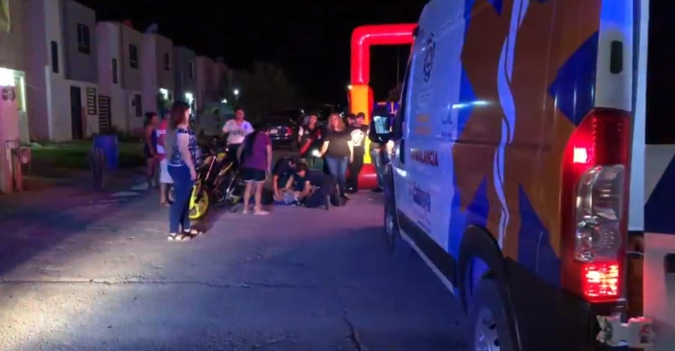 Un niño de siete años terminó con lesiones graves, después de ser arrollado por una motocicleta
