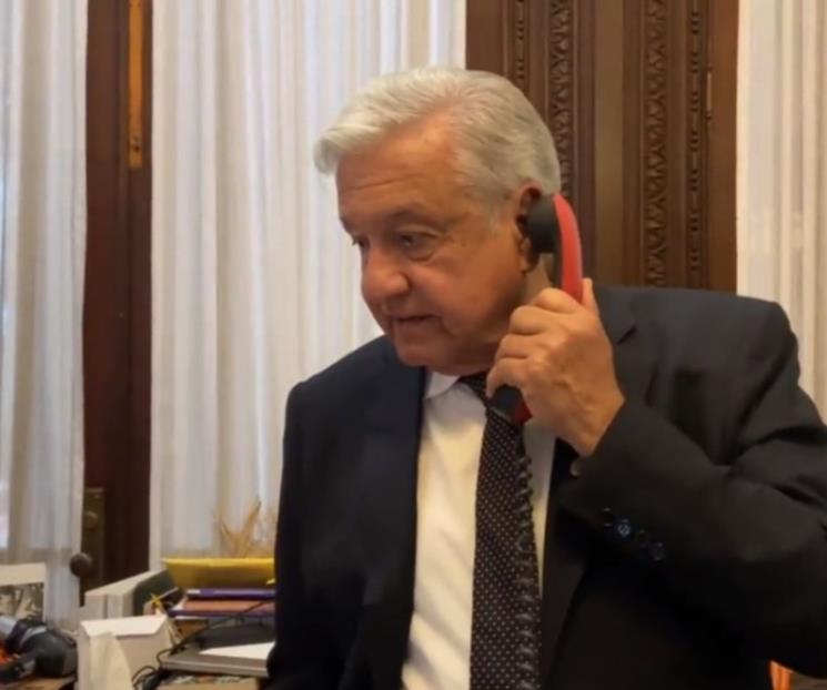 Solo hay reporte de daños materiales tras sismo: AMLO