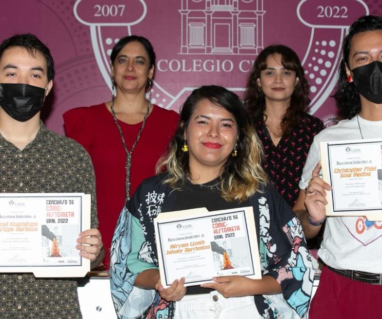 Reconocen su talento en el arte del cómic