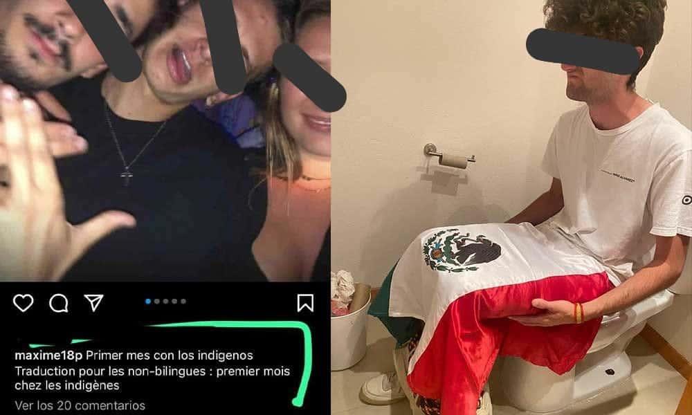 Expulsan a estudiantes franceses por burlarse de México Expulsan a estudiantes franceses por burlarse de México