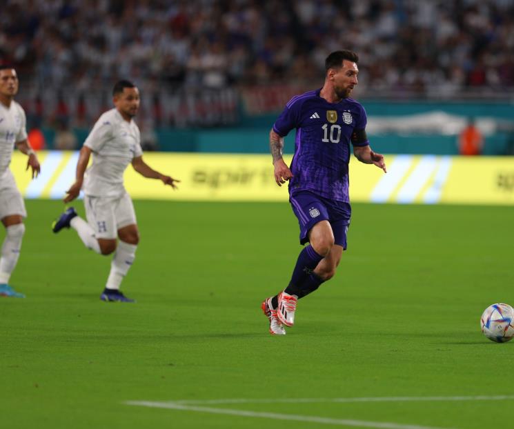 Golea la Argentina de Messi a Honduras