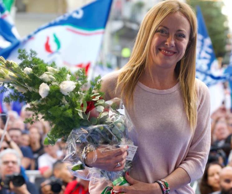 Se perfila Meloni como favorita en elecciones