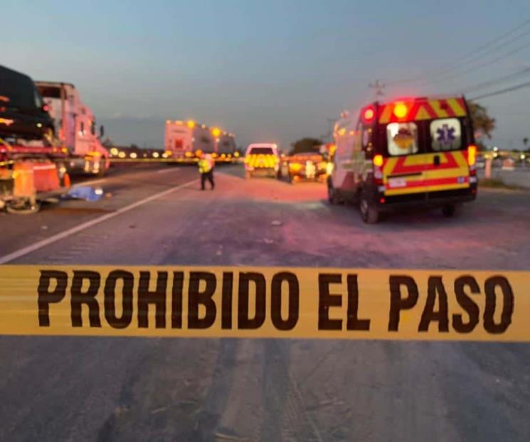 Muere motociclista en accidente