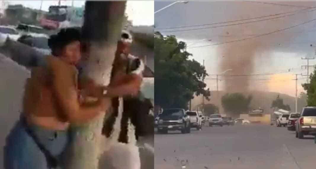 El tornado que sorprendió en Guamúchil, Sinaloa El tornado que sorprendió en Guamúchil, Sinaloa