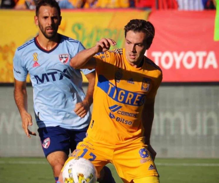 Golea Tigres a Dallas en amistoso en EU