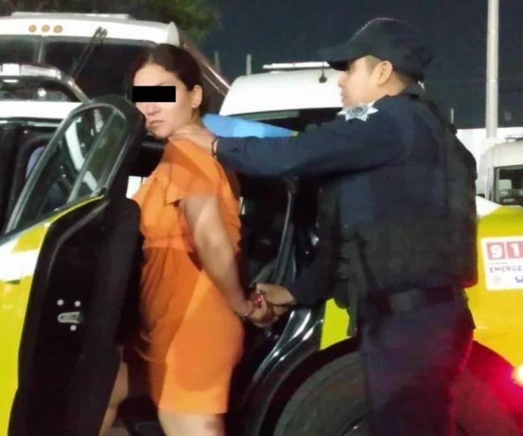 Detienen a mujer por intentar agredir a su madre
