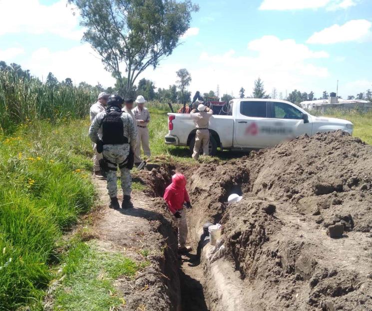 Descubren toma clandestina de combustible