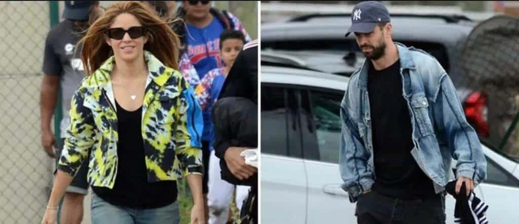 Captan a Shakira y Piqué en juego de su hijo